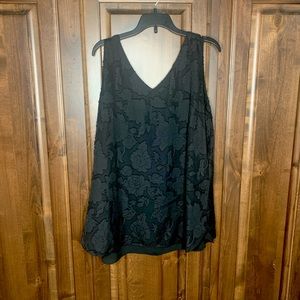Chico’s Black Floral Blouse